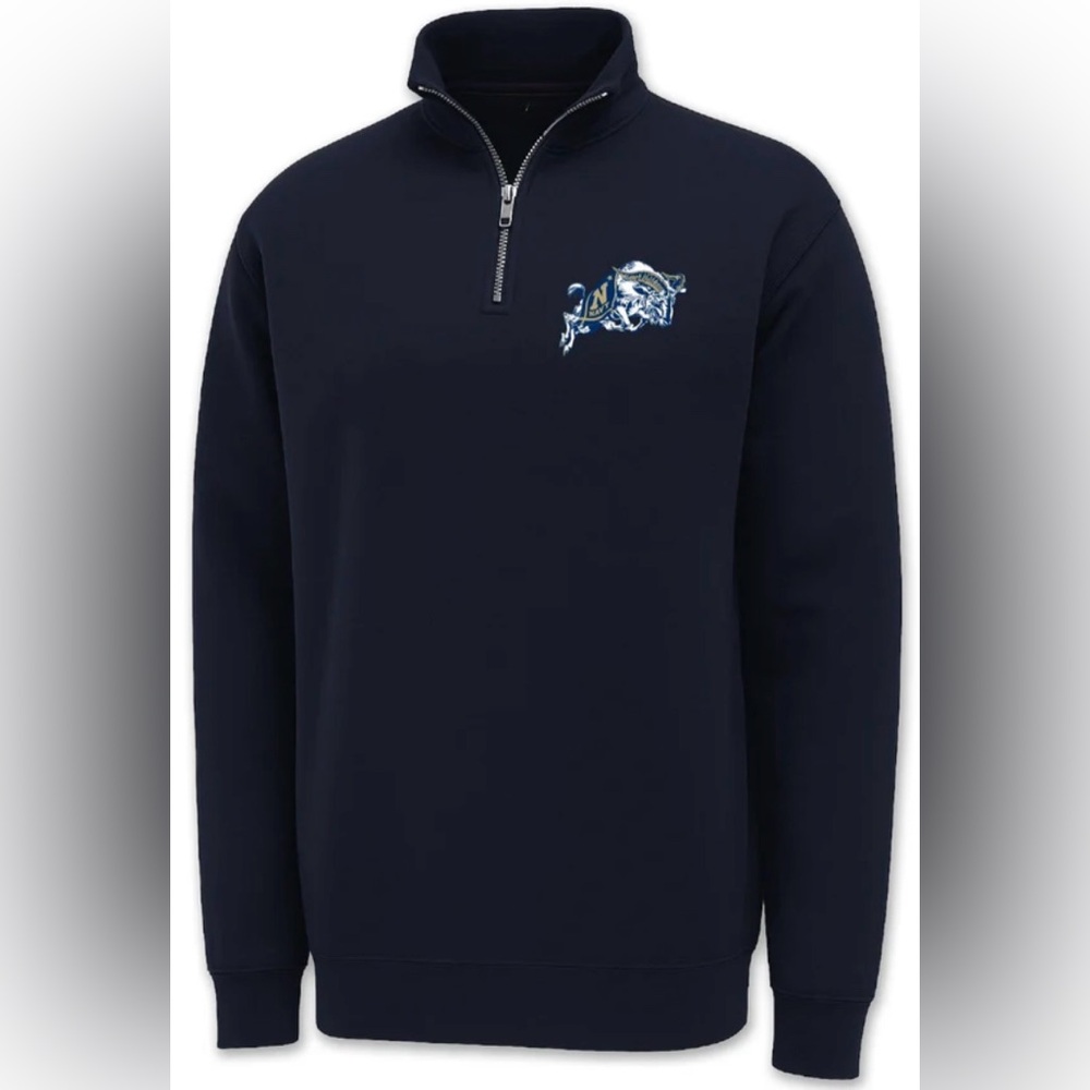 NWOT [Sport-Tek] Naval Academy Navy Midshipmen Quarter-Zip Pullover Women’s XL - Picture 2 of 12